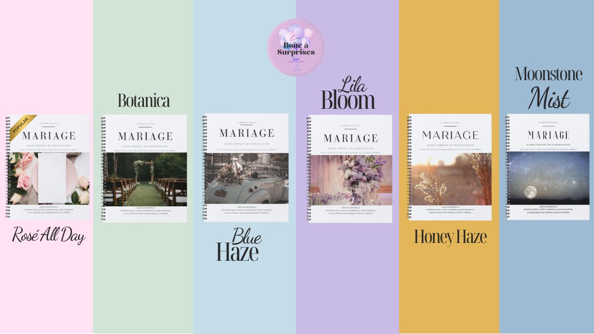 Le planificateur de mariage by "La boite à surprises"